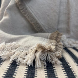 Beck Linen Throw Blanket