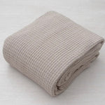 Morley Throw Blanket - Breathable Cotton Fabric